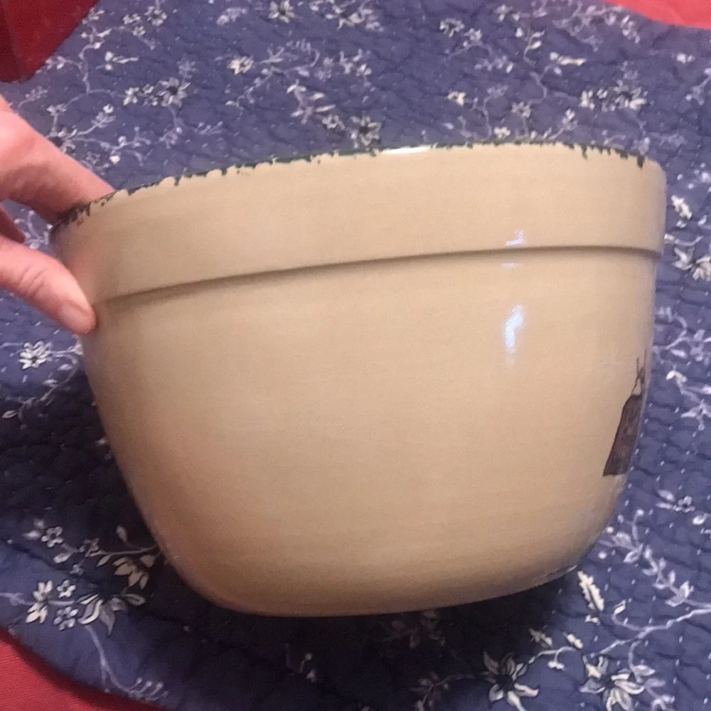 Marshall Pottery Bowl Snowman
